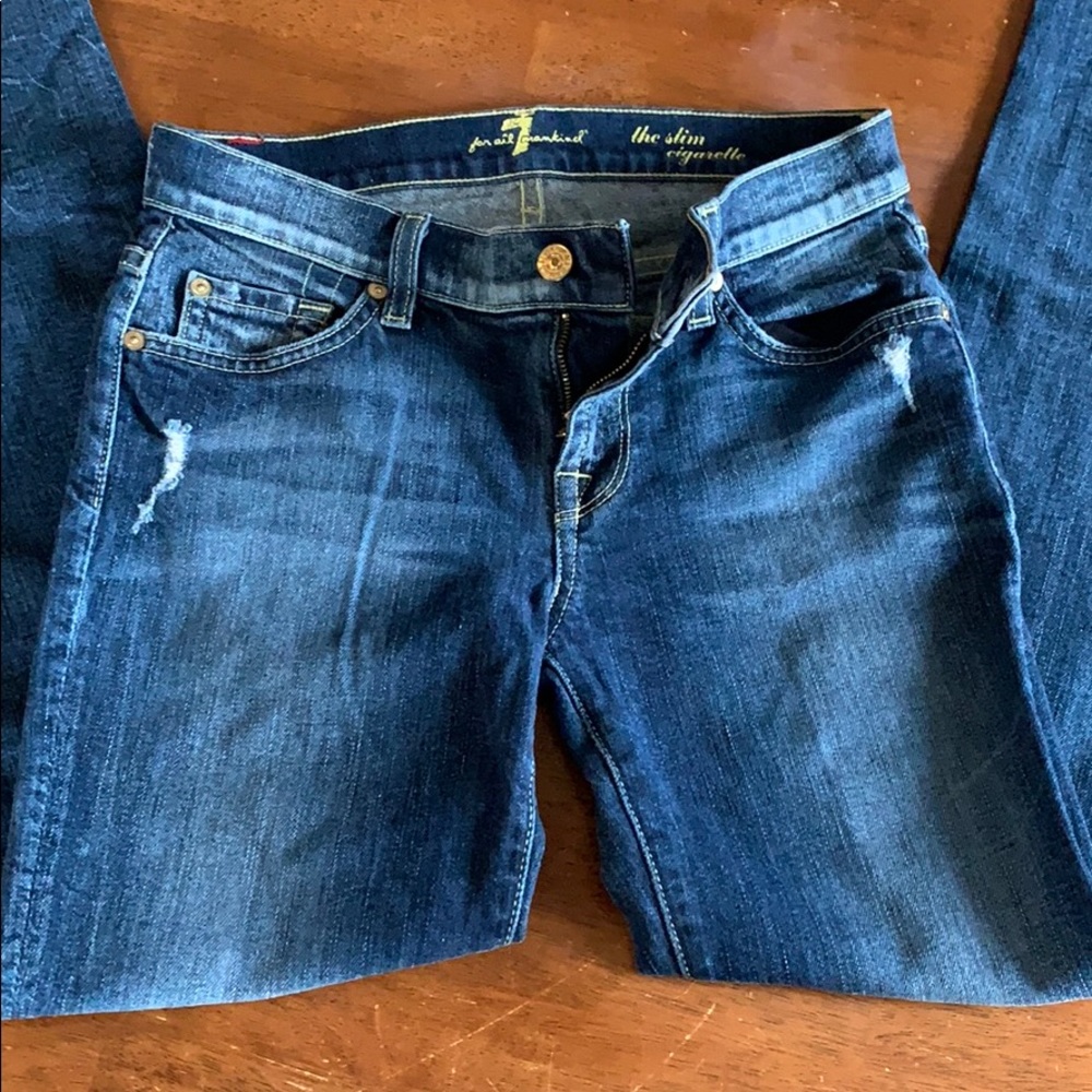 7 For All Mankind Slim Cigarette Jeans